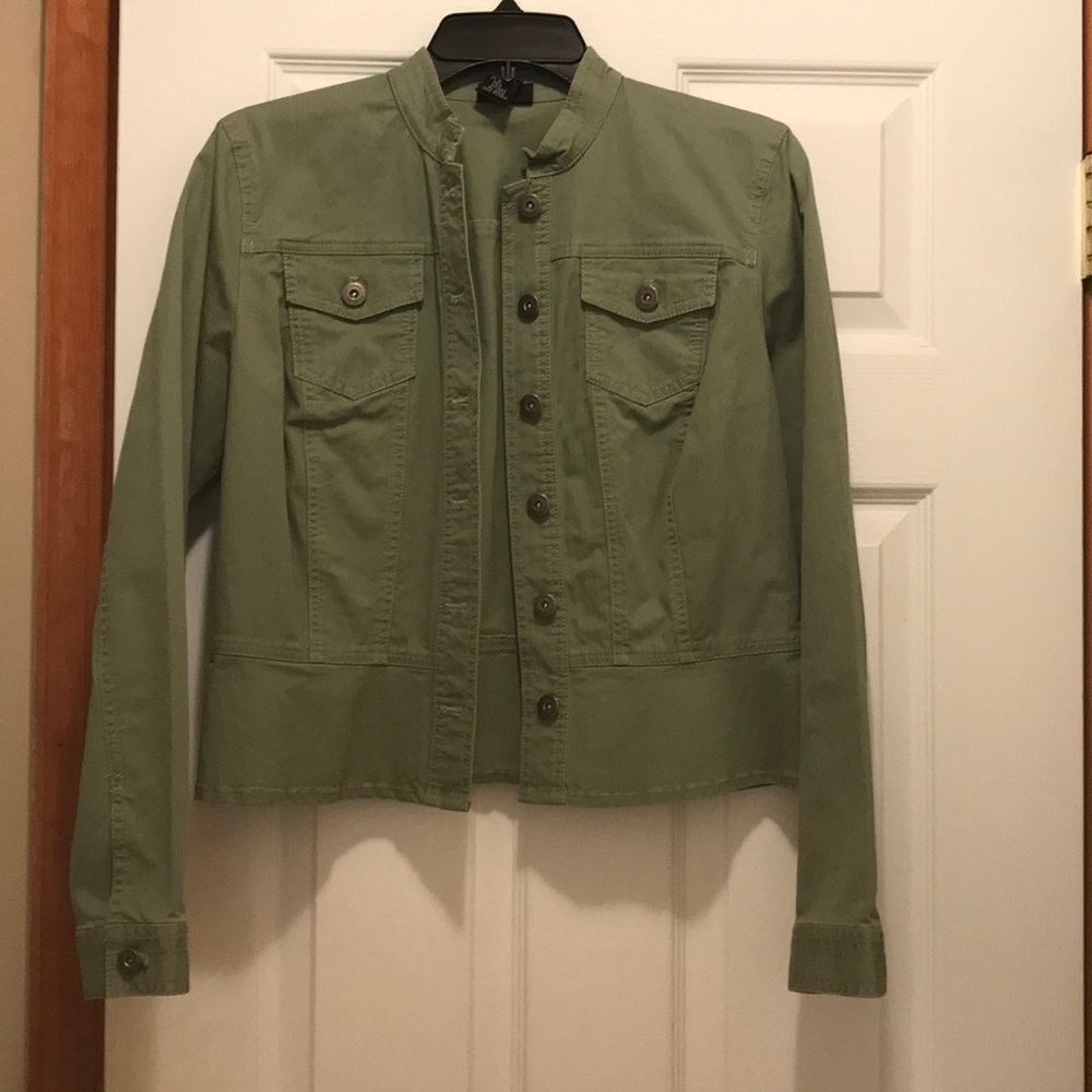 Light sage green Rafaella jacket